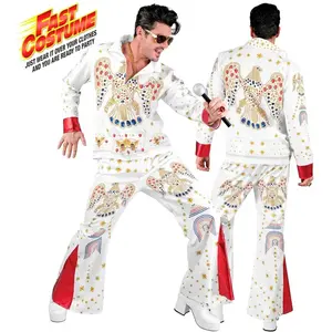 RueDeLaFete ROI DU ROCK'N'ROLL FAST COSTUME (veste, pantalon) (L) pas cher