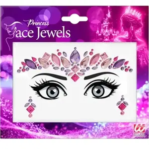 Bijoux Visage Princesse Strass Carnaval Enfant pas cher