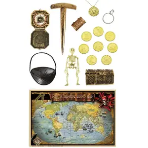 WIDMANN Kit accessoires pirate luxe taille unique pas cher