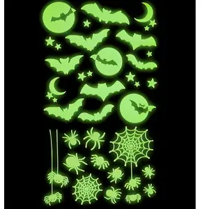 RueDeLaFete Stickers décoratifs fluorescents - Halloween pas cher