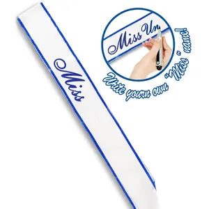 Comparateur de prix : Echarpe en satin - WIDMANN - Miss - Blanc - Adulte - Mixte