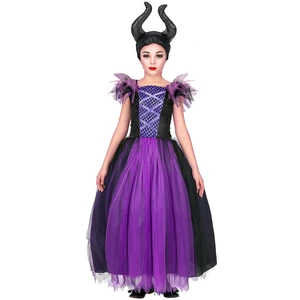 Comparateur de prix : W WIDMANN MILANO Party Fashion - Costume enfant Malefizia, robe, méchante fée, conte de fées, Halloween