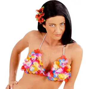 RueDeLaFete Soutien-gorge Floral Hawaïen pas cher