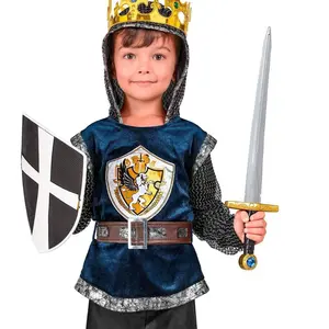 Comparateur de prix : CHEVALIER MEDIEVAL (manteau avec capuche, ceinture) 4-5 24695WID