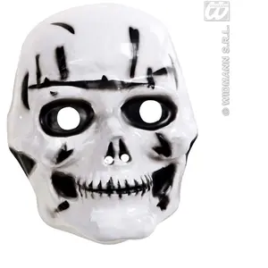 Comparateur de prix : Cesar Masque Squelette Enfant - Blanc et noir - PVC - Pour Halloween et Carnaval - Mixte - A partir de 5 ans