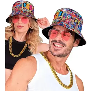 Comparateur de prix : RueDeLaFete Set accessoires mode hiphop années 90 - Graffiti