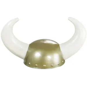 Comparateur de prix : Casque De Viking - WIDMANN - PVC avec cornes - Blanc - Adulte - Mixte