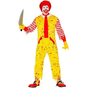 Comparateur de prix : W WIDMANN MILANO Party Fashion - Costume Mc Killer Clown, Combinaison, Clown d'horreur, Halloween