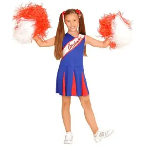Comparateur de prix : Widmann Déguisement Cheerleader Rouge et Bleu -11/13 ans