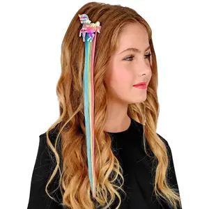 Widmann Extension de chevelure pour fille - Licorne en paillettes
