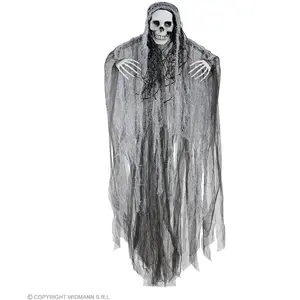 Comparateur de prix : W WIDMANN MILANO Party Fashion Décoration à suspendre faucheuse Halloween 90 cm Taille Unique