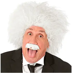 RueDeLaFete Perruque et Moustache Einstein pas cher