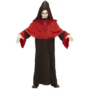 WIDMANN MILANO PARTY FASHION W, Costume Doomsday Demon, Tunique à Capuche, Confort Optimal en 100% Polyester, Entretien Facile, Polyvalent pour Halloween et Carnaval, Taille 128 cm
