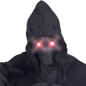 Comparateur de prix : W WIDMANN MILANO Party Fashion Masque à Capuche visage invisible avec yeux lumineux