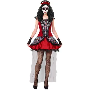 W WIDMANN MILANO Party Fashion - Costume Dia de los Muertos, robe, jour des morts, Halloween pas cher