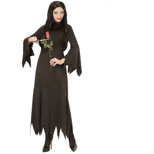 Comparateur de prix : Widmann Déguisement de Sorcière Gothique - Mortisia - Adulte Taille : S - 36/38