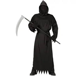 Comparateur de prix : W WIDMANN MILANO Party Fashion - Costume Faucheuse, robe noire, Grim Reaper, Halloween