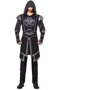 Comparateur de prix : W WIDMANN MILANO Party Fashion - Costume sombre assassin, gothique, chevalier, Halloween