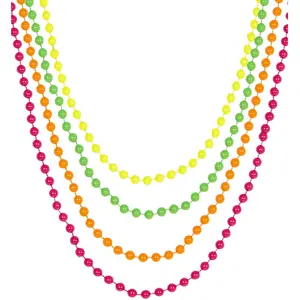 Comparateur de prix : Widmann 05843 ? Collier de Perles, Lot de 4, One Size, neonfarbe