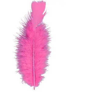 Comparateur de prix : RueDeLaFete Sachet De 50 Plumes Roses
