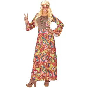 Comparateur de prix : déguisement hippie cool femme - s - multicolore - widmann 06541