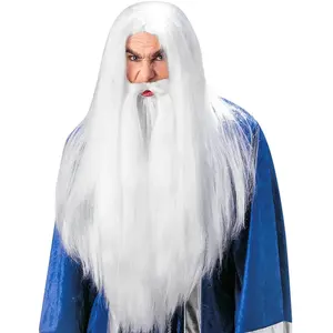 Comparateur de prix : W WIDMANN MILANO Party Fashion Perruque Magicien Avec maxi Barbe et moustache - Homme