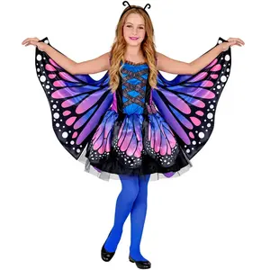 WIDMANN MILANO PARTY FASHION Déguisement papillon - Bleu/rose - Fille