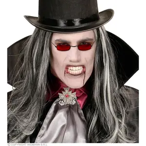 Comparateur de prix : RueDeLaFete Widmann 09586 Lunettes de Vampire Noir/Rouge Taille Unique