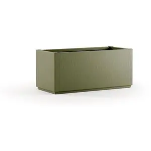 Comparateur de prix : Stefanplast Bac a fleur Ethica rectangulaire 80 cm vert