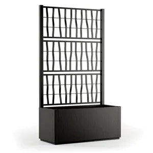 Comparateur de prix : Stefanplast Bac à fleur Ethica rectangulaire 80 cm avec treillis graphite