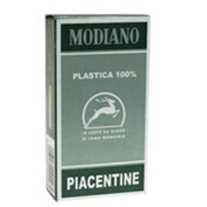 Poker Production Modiano Piacentine - Cartes de jeu régionales - plastique - version italienne