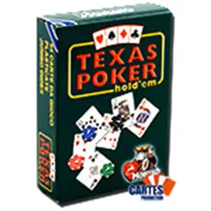 Modiano Jeu de 52 cartes : Texas Poker Bleu