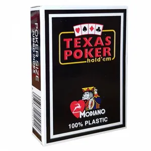 Modiano 3005451 Carted Texas Poker Noir 2 Jumbo Index