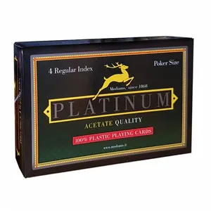 Comparateur de prix : Modiano Cartes à Jouer de Poker 4 Regular Index