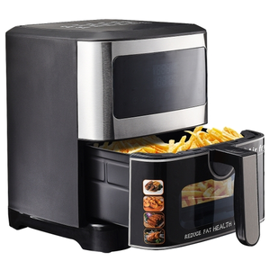 Friteuse à air grande capacité 8,8 l écran tactile noir pas cher