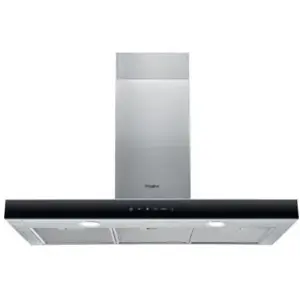 Comparateur de prix : Whirlpool Hotte decorative murale WHB92FUTX/1, 90 cm, 720 m3/h, 4 vitesses