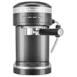 Machine à café à levier Artisan, gris argent 5KES6503EMS - Kitchenaid pas cher