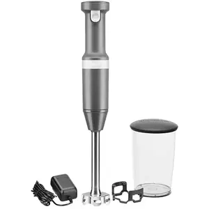 KitchenAid 5KHBBV53EDG - Mixeur à main sans fil - 16 Watt - gris mat pas cher