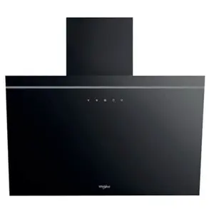 Comparateur de prix : Whirlpool - hotte décorative inclinée 60cm 650m3h noir  akr62fltk -