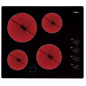 Comparateur de prix : Whirlpool - table de cuisson vitrocéramique 4 feu 6200w noir akm700nenew -