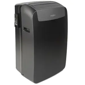 Whirlpool Climatiseur mobile réversible Pompe à chaleur - 12k BTU ou 3,5KW - Noir pas cher