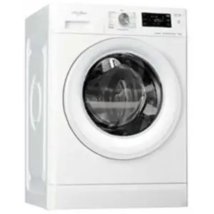 Lave-linge hublot 8kg whirlpool ffbs8458wvfr blanc pas cher