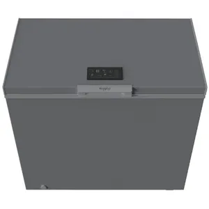 Congélateur coffre Whirlpool W3RHS19EG 198L gris pas cher