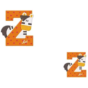 Comparateur de prix : Trudi Sevi animal lettre Z 10 cm orange