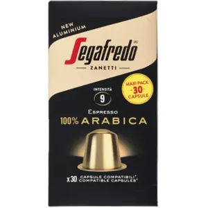 Capsules de café Segafredo 100% Arabica pour machines Nespresso®, 30 unités. pas cher