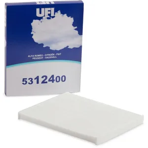 UFI Filters Filtre d'habitacle pour FIAT: Punto, Doblo, Fiorino, Qubo & ALFA ROMEO: Mi.To & OPEL: Corsa, Combo & PEUGEOT: Bipper (Ref: 53.124.00) pas cher