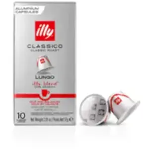 Illy - 5 Boîtes de 10 Capsules Compatibles Classico Lungo - 5x57 gr T.U pas cher
