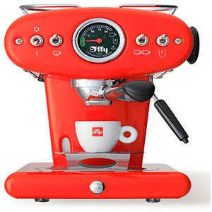Illy X1 Anniversary - Compatible ESE et Café Moulu - Rouge