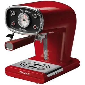 Machine à café expresso/capsule rétro Ariete 15 barres 850W rouge pas cher