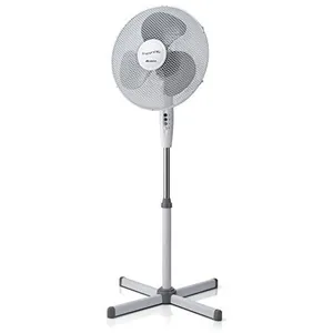 Ariete freshair ventilateur à pied, 3 vitesses, hélice à 3 pales, fonction inclinaison et oscillation, 45 w, plastique, blanc